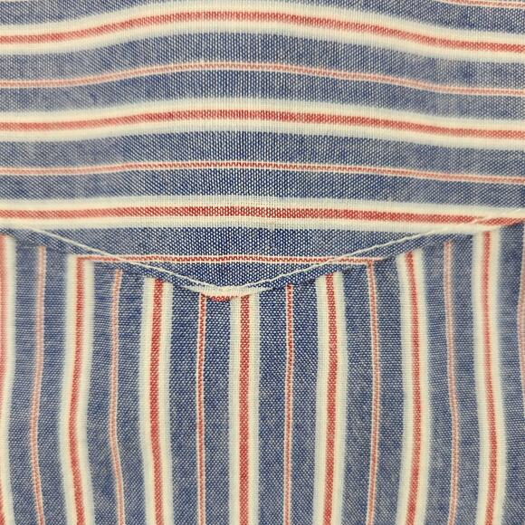 Wrangler Western Shirt Vintage Striped Men’s SZ M Cowboy Pearl Snaps Rodeo - Picture 15 of 16